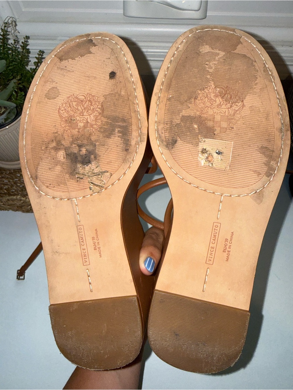 Vince Camuto Strappy Platform Wedge Sandals - Picture 4 of 5